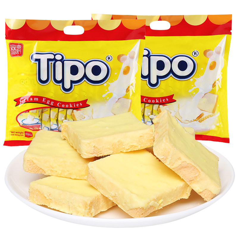 越南进口tipo 270g*2袋早餐饼干 券后15.5元包邮