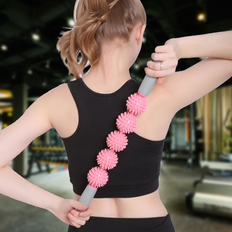 推拿背部家用擀经肩颈瑜伽棒按摩棒擀经按摩棒现售产品