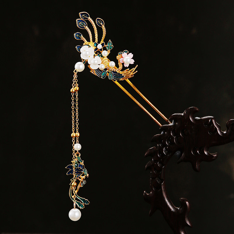 古装配饰流苏步摇古代发钗少女古风发饰汉服头饰宋制头钗簪子优惠券