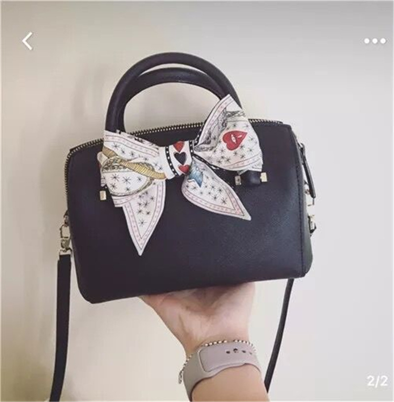 包包丝巾绑包丝带手提包丝巾绑带百搭装饰领巾手腕丝巾发带两用