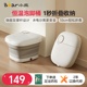 小熊折叠泡脚桶加热恒温洗脚桶神器便携式养生按摩足浴盆家用宿舍