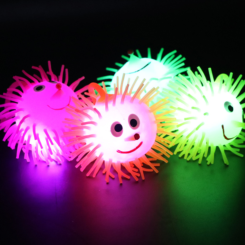 Hedgehog Colorful luminescence Fur Ball Luminous elastic ball Flash hairy balls Soft glue Vent ball children Toysin the Toy/Childs/Puzzle/Building block/Model , Electronic/Light/Aerated/Tricky Toy , Glow Toys category - from Buy2taobao.com to provide professional Taobao agent buy service