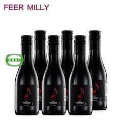 FEER MILLY澳洲音符.珍藏系列西拉干红葡萄酒187ml*6小瓶红酒原瓶