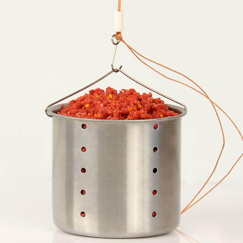 包邮 钓鱼不锈钢打窝器投饵器野钓定点沉底筏钓钓鱼用品打窝神器渔具