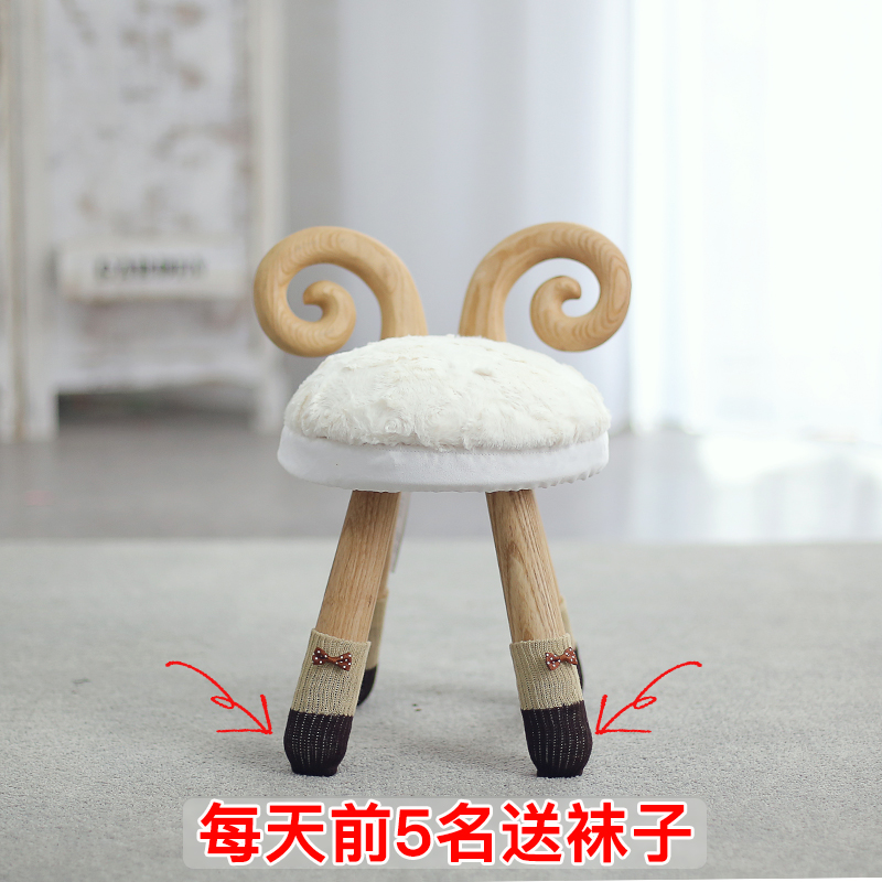 北欧实木儿童礼物凳板凳圆凳宝宝椅家用可爱小矮凳子创意小羊凳|msdalam kategori perabot kediaman, Kerusi kelas, najis, Menukar kasut najis beliau - dari Buy2taobao.com untuk memberikan perkhidmatan ejen Taobao profesional membeli