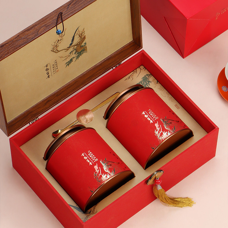 凤凰单枞茶叶包装盒空礼盒一斤装新年红茶茶叶礼盒装空盒定制logo