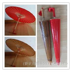 大红油纸伞咖啡色(棕色)油纸伞古代雨伞吊顶装饰伞舞蹈道具伞包邮