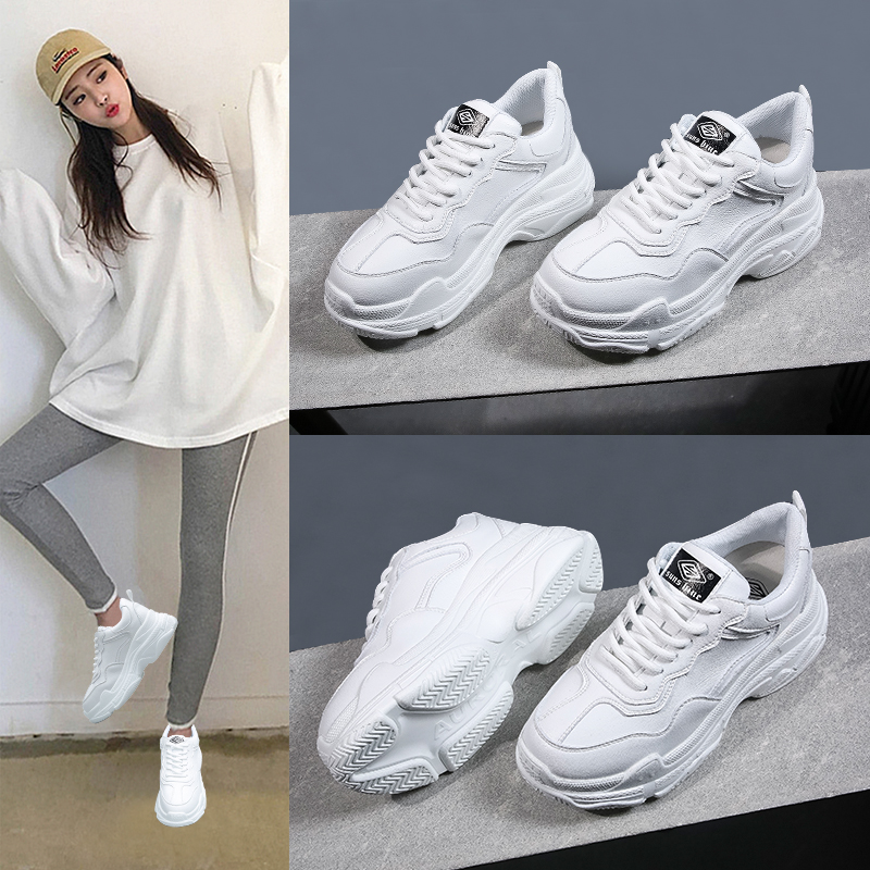 女鞋2019新款秋鞋网红鞋子小白运动老爹鞋女韩版ulzzang原宿百搭在类目 女鞋, 低帮鞋中 - 来自Buy2taobao.com提供专业的淘宝代购服务