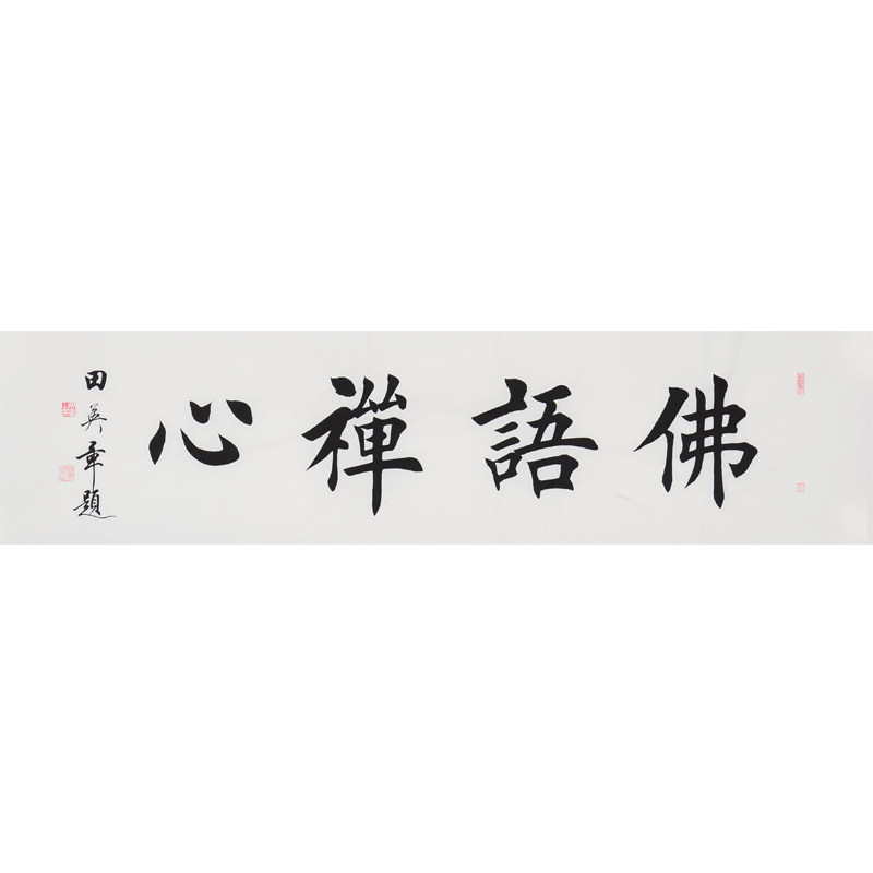 田英章《佛语禅心》当代楷书大家 书法名家