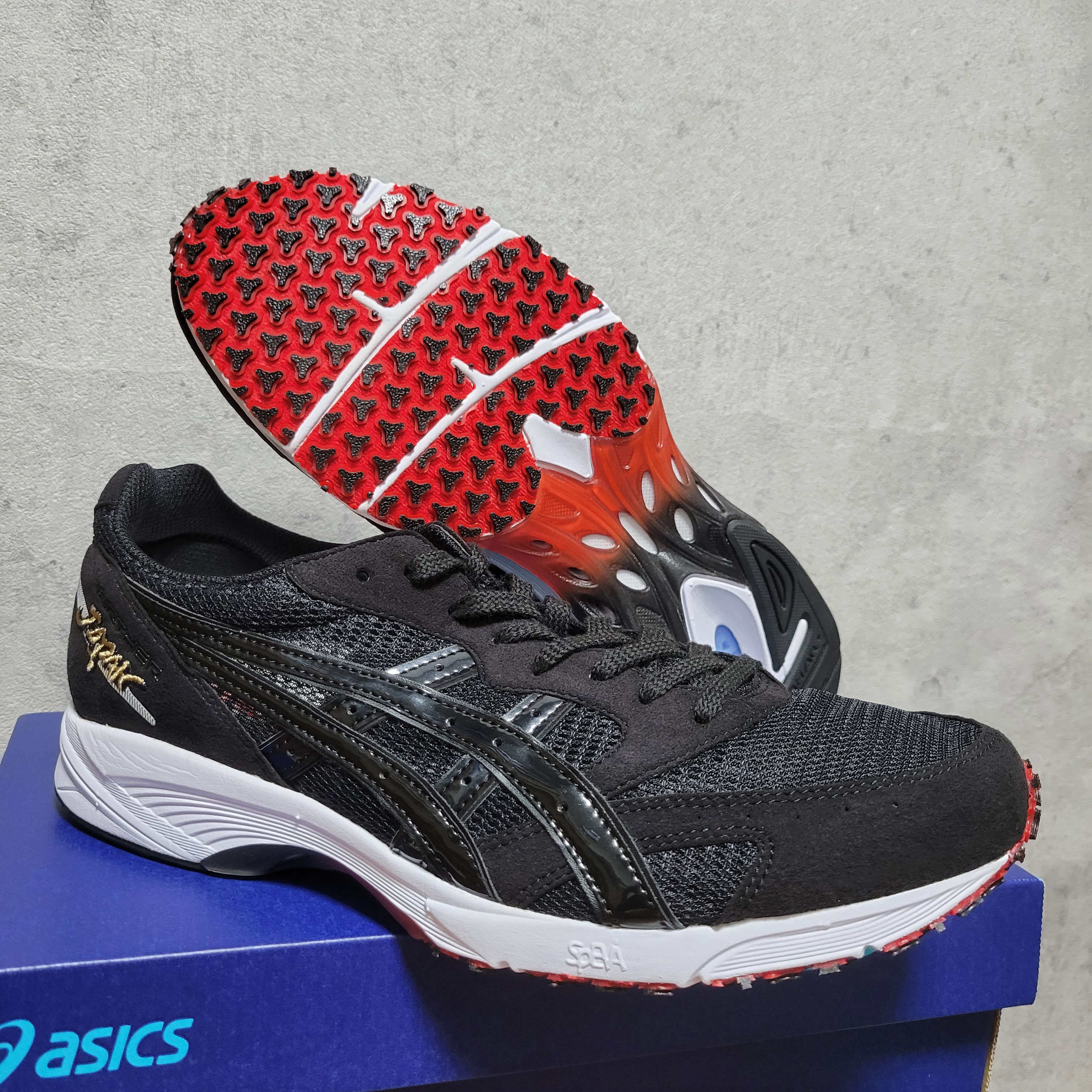 日本制 亚瑟士 tarther japan 虎走 东京马拉松限定透气竞速跑鞋