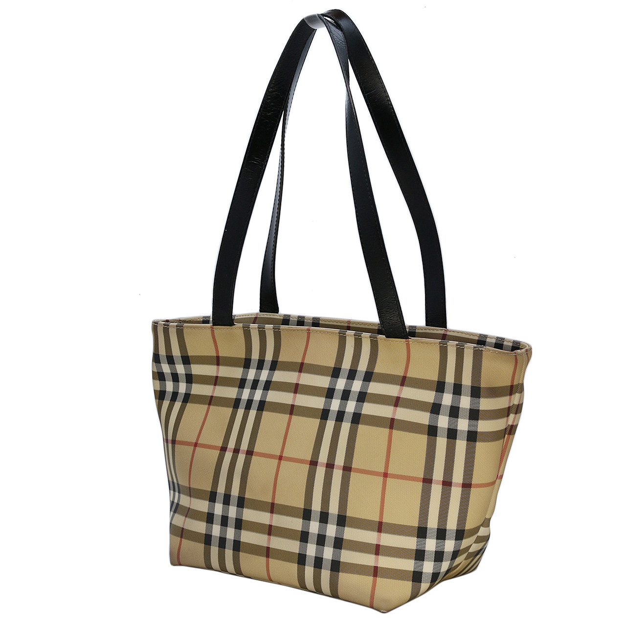 [9.0新]博柏利burberry棕色女士牛津布购物袋