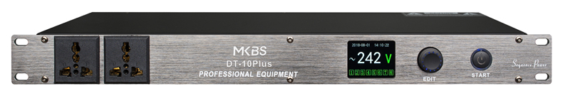 MKBS DT-10 Plus 电源时序器10路 专业液晶显示数字电源智能控制