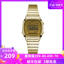 海外直邮 卡西欧Casio复古小金表休闲钢带女士手表LA670WGA-9D