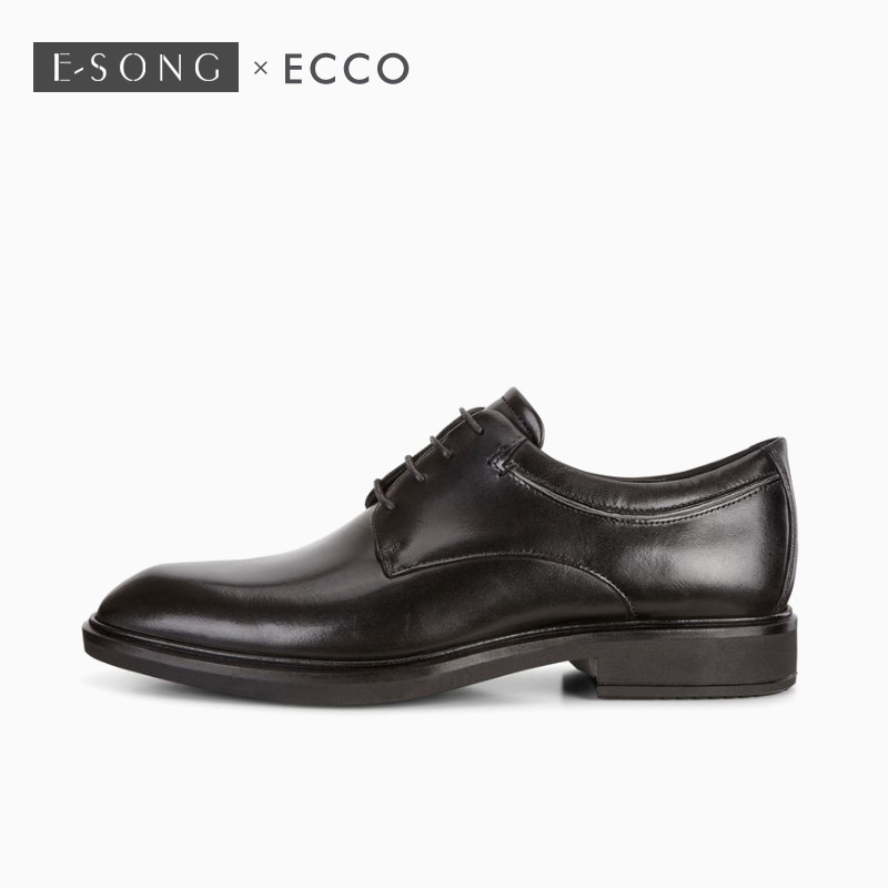 Ecco/爱步男鞋2019新款圆头系带商务正装皮鞋德比鞋唯途II640204