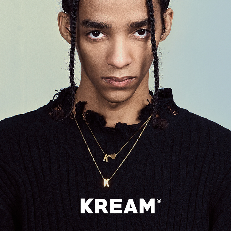 KREAM 镀金字母项链男嘻哈女锁