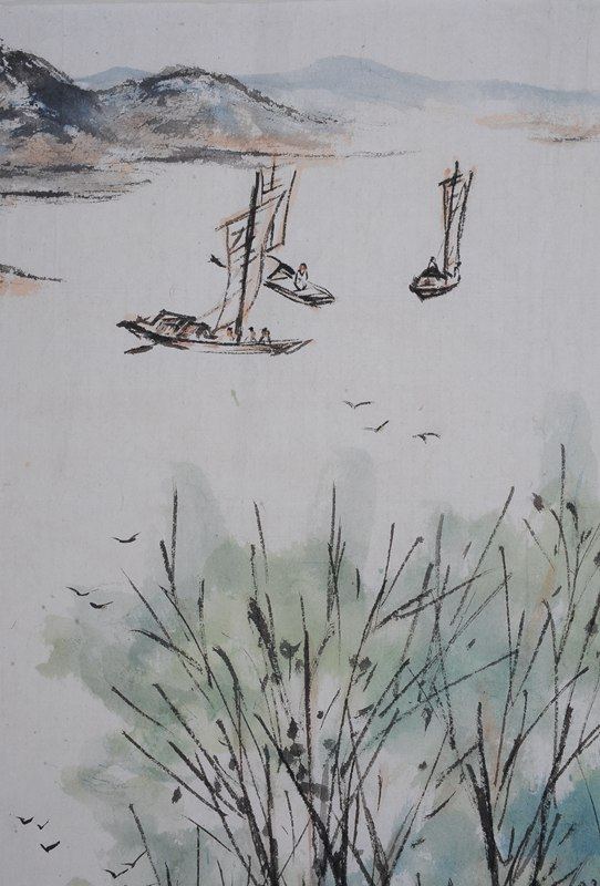 国画大师晏济元 春满长江