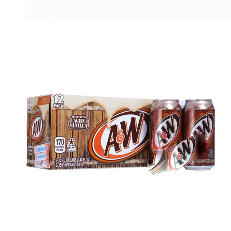 美国原装 aw树根 乐啤露原味汽水 355ml*12 多省包邮_不打折现价70元