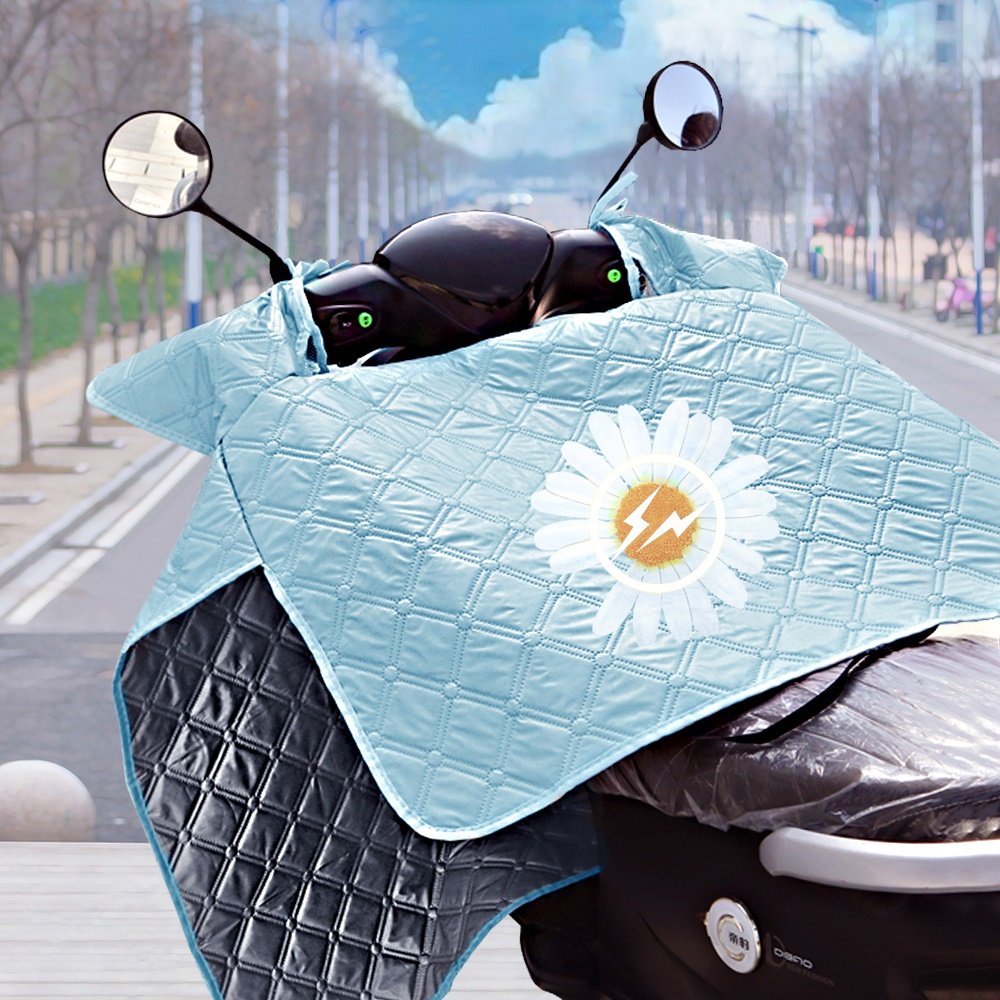 电瓶车挡风被夏季防晒电动摩托车挡风罩夏天小型薄款防水防风春秋