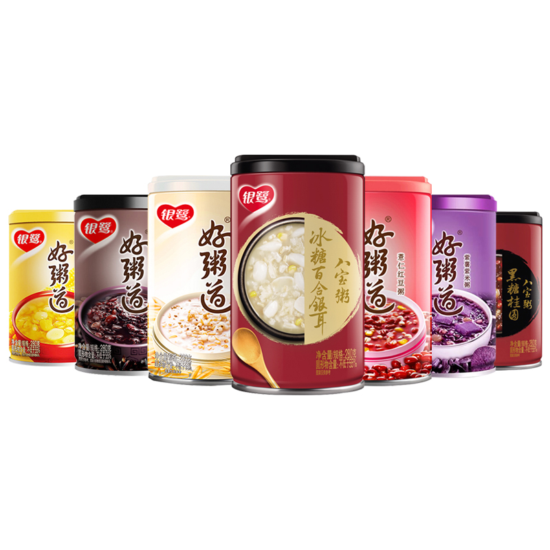 银鹭好粥道八宝粥280g*12罐整箱五谷杂粮营养早餐即食
