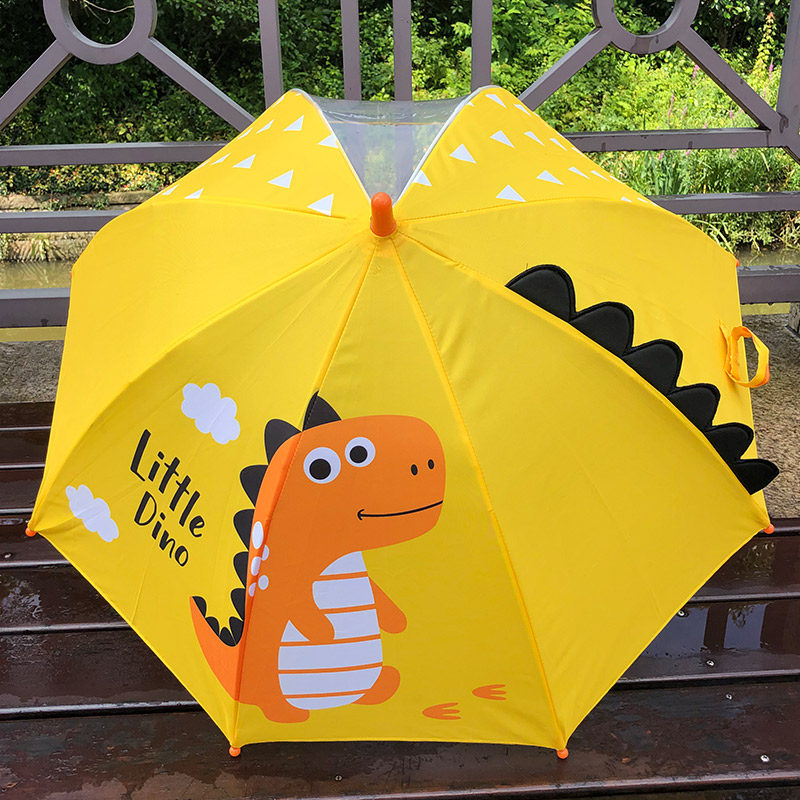 儿童雨伞宝宝幼儿园小孩小学生男童女童小童中大童阳伞雨具小恐龙优惠