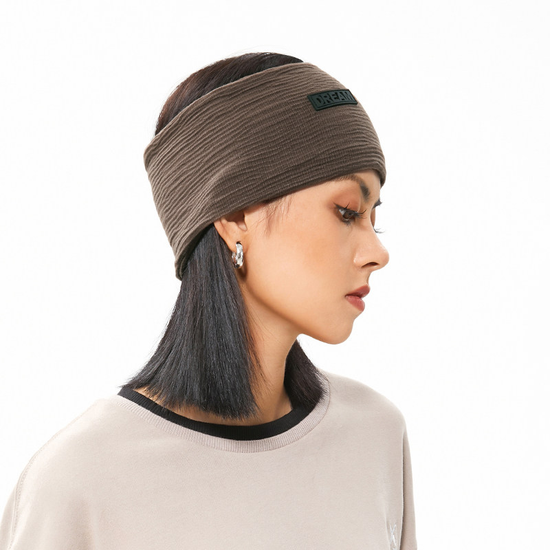 iiing帽控 网红外出百搭运动发箍女跑步吸汗弹力头巾秋针织束发带