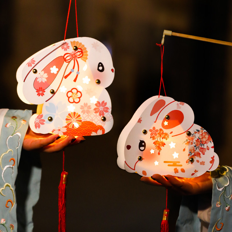 元宵节兔子灯