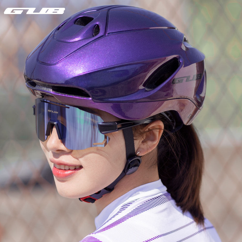 gub自行车头盔男骑行头盔男女气动盔一体成型安全帽公路山地通用