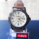 Timex 天美时 新款男士石英手表指针表盘配棕色皮革表带T49990