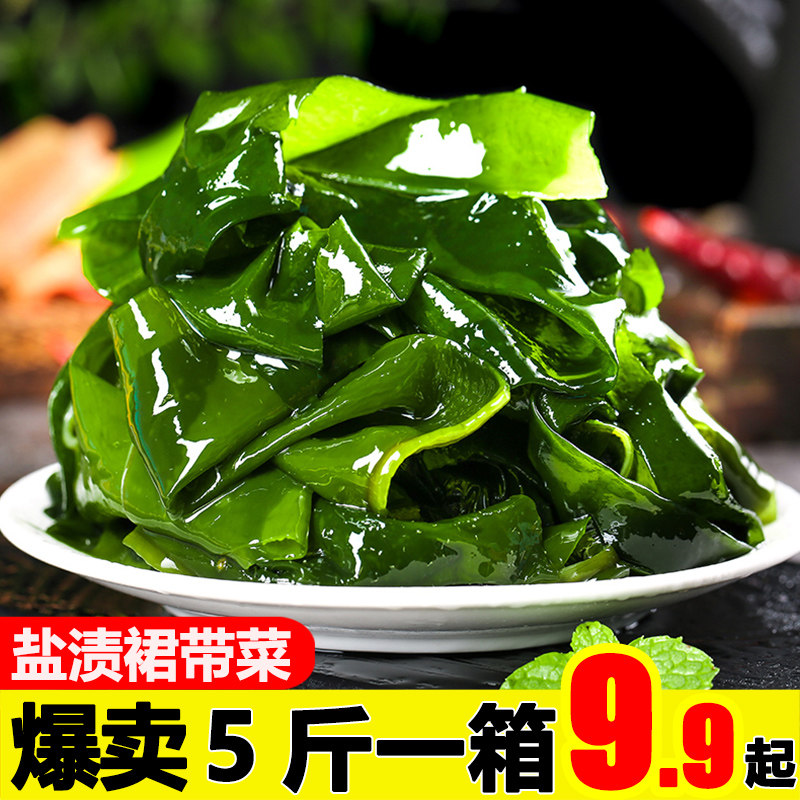 (今日5.8折)盐渍裙带菜0脂肪干货旗舰店新鲜嫩芽儿童韩式干海带裙菜整