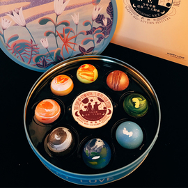 悦忆星空巧克力月饼中秋节创意高档礼盒礼物送你一个吃不起的月饼