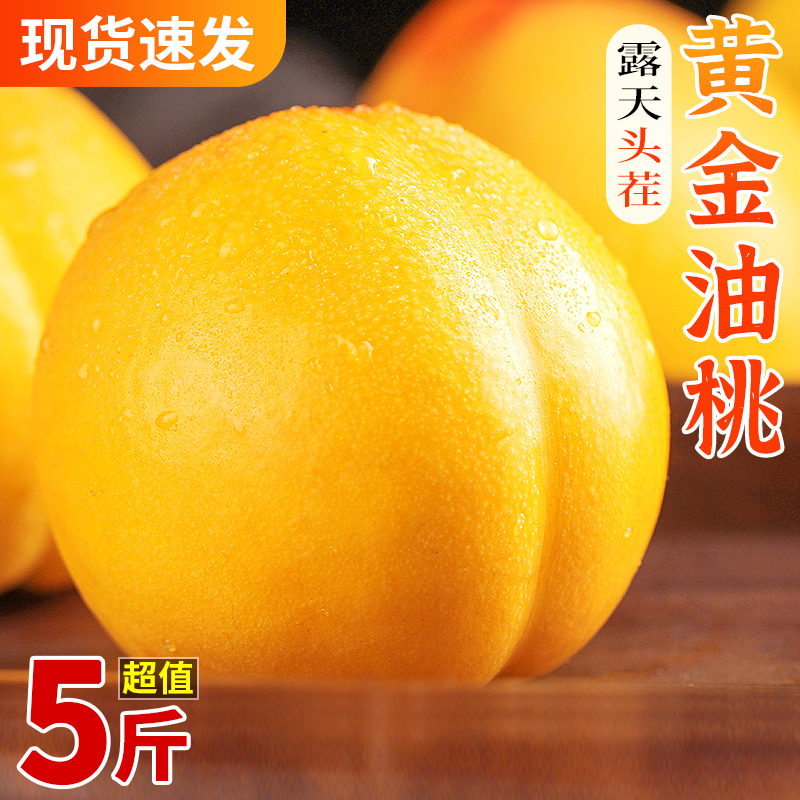 新鲜黄金油桃5斤大桃子当季时令水果