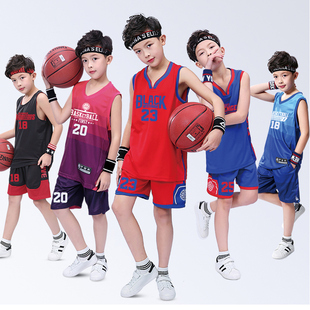 儿童篮球服套装男童定制小学生运动个性球衣女幼儿园小孩训练服