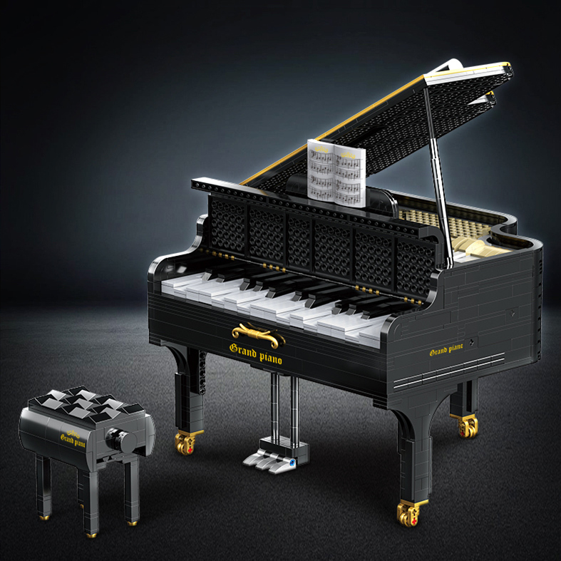 钢琴梦想家音乐盒兼容乐高积木高难度儿童拼装玩具男孩子女孩模型