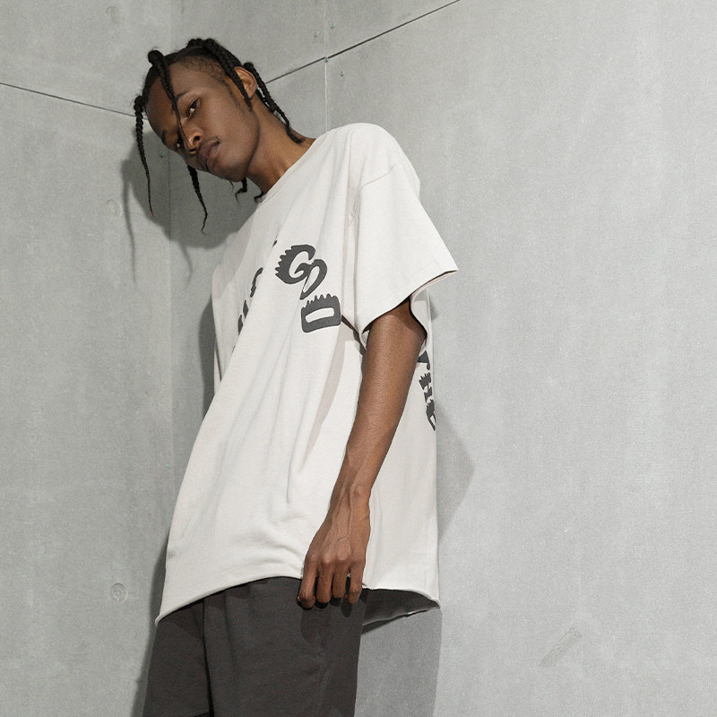 【330g】cpfm周日短袖kanye west侃爷同款情侣t恤潮宽松os高街tee