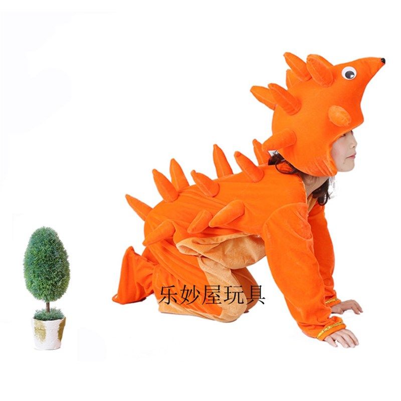 高端儿童卡通动物表演服o猬幼儿小刺猬演m出刺服装亲子游戏连奢华