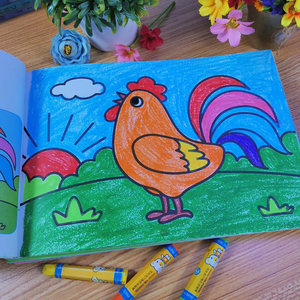 画画本儿童68岁儿童绘画本图片