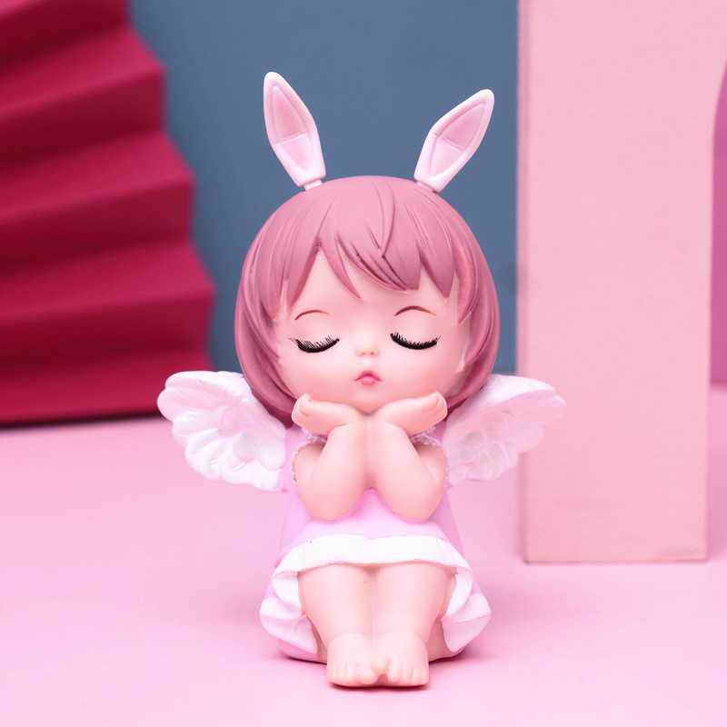 高端蛋幻天使可爱搪胶安妮宝贝梦c糕摆件烘培装饰派品对生日奢华