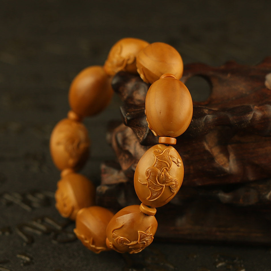 核记工坊吴建东核雕《福在眼前》核记工坊臻品收藏