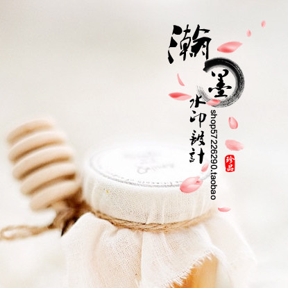 防盗水印中国国风古典logo设计水墨墨风古风商标logo设计