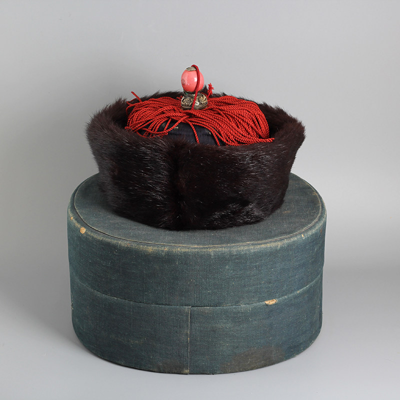 清代二品貂毛暖帽