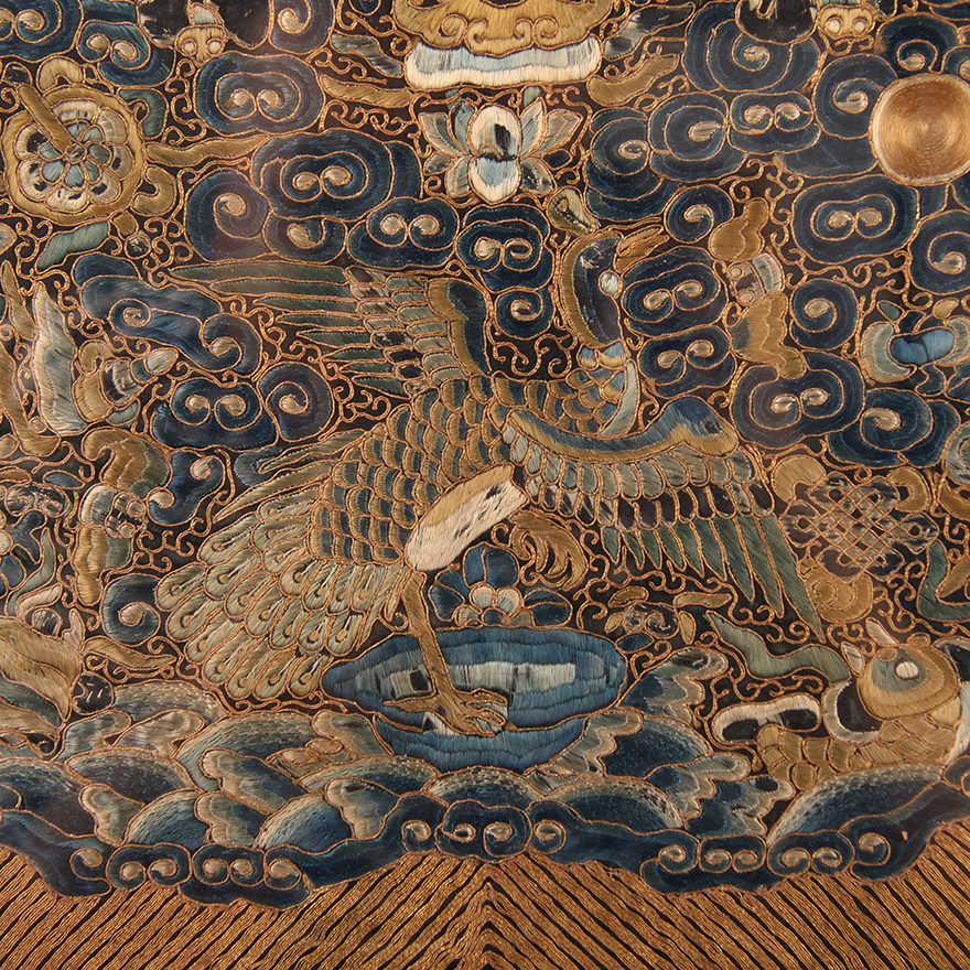 11号三品文官孔雀补子(现代仿古)