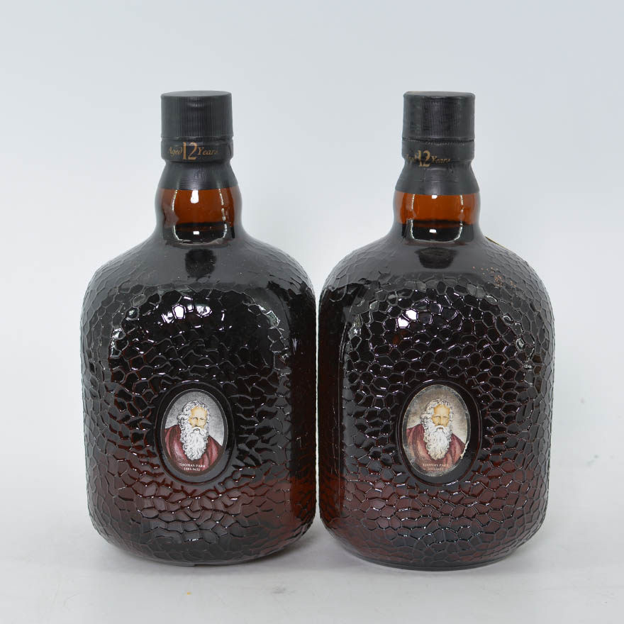 【49】80年代 2斤装 old parr 12年威士忌 2瓶