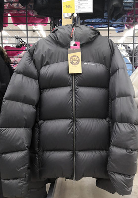 迪卡侬羽绒服男户外短款女常规款冬季零下加厚外套面包服蓬松