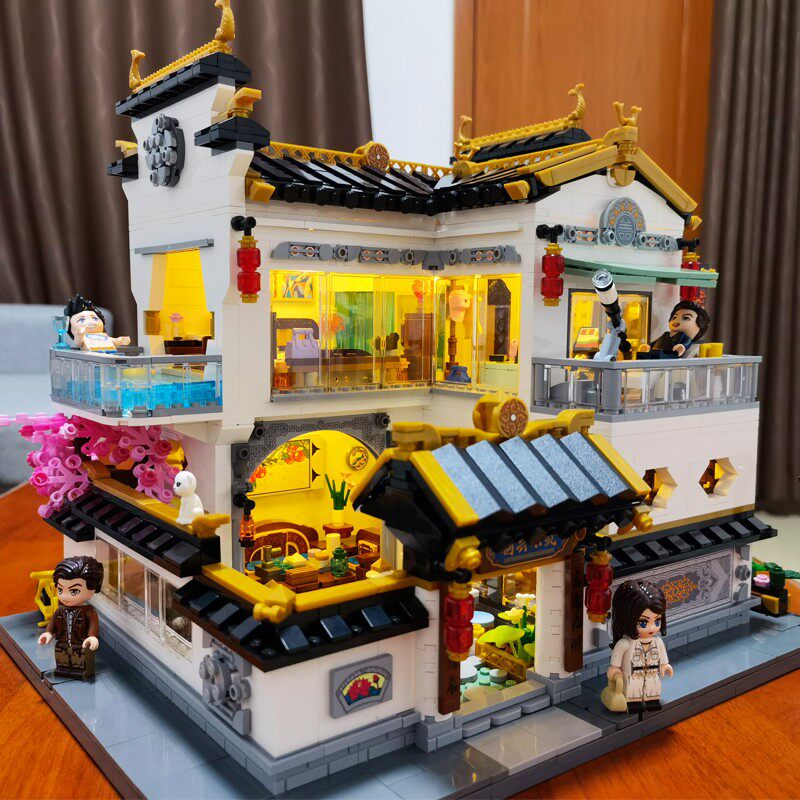 苏州园林乐高积木