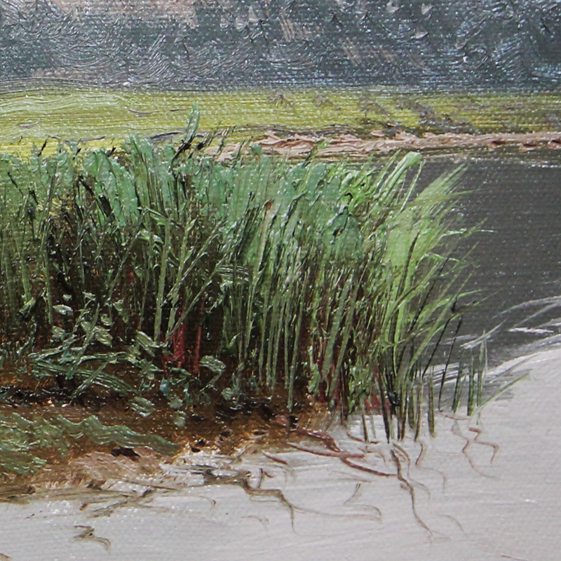 赵军《郊趣》 布面油画