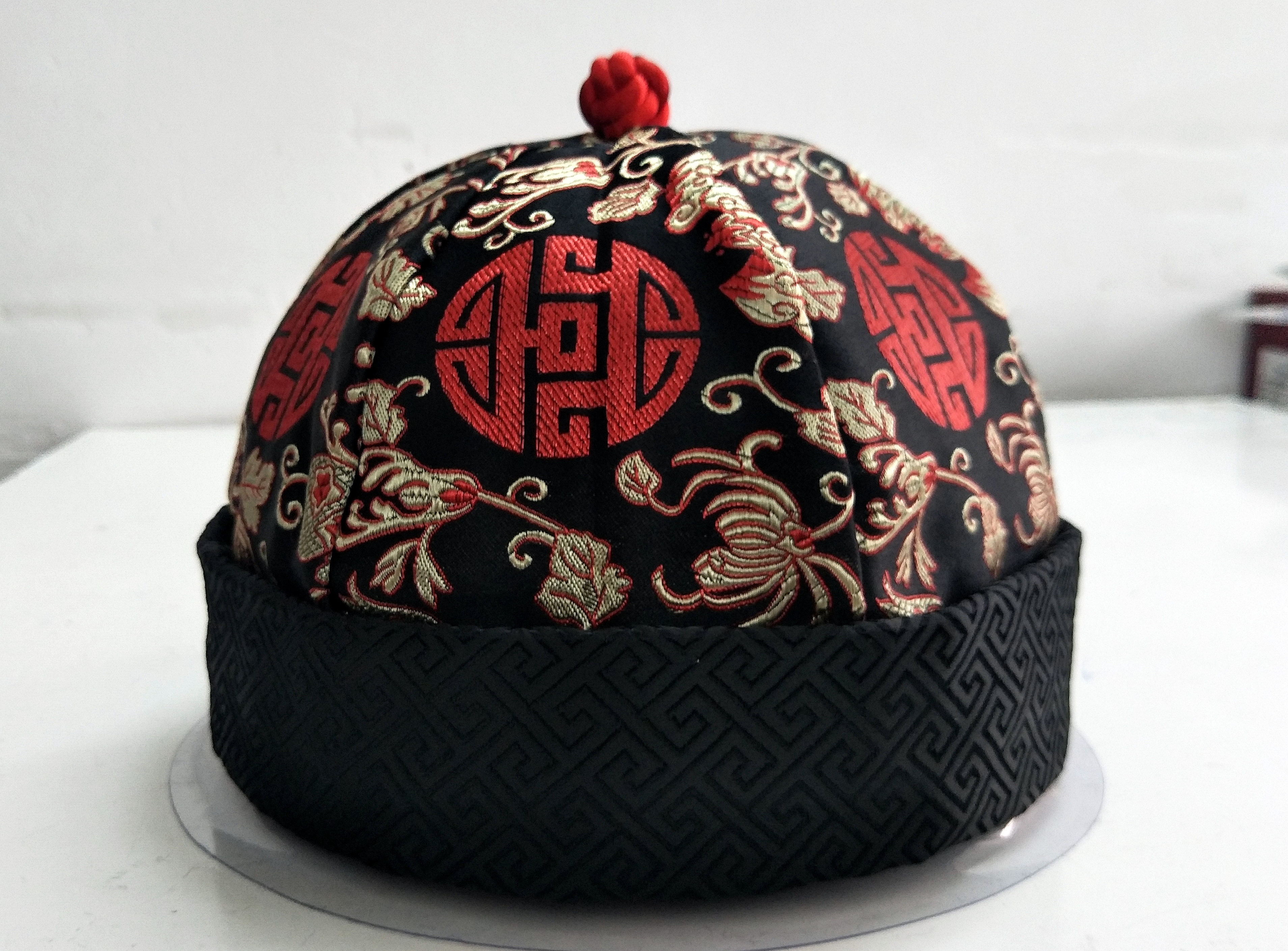 Original manual new pattern Man's headwear tradition Chinese style wedding Pomegranate More children Dover Groom Skullcap Landowners capin the Accessories/Leather belt/Hat/Muffler , Hat category - from Buy2taobao.com to provide professional Taobao agent buy service