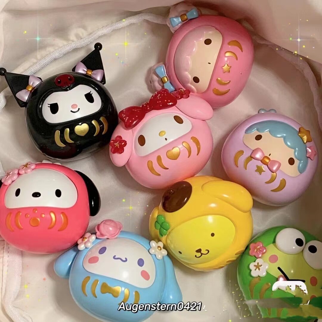 toptoy三丽鸥盲盒不倒翁miniso名创优品玉桂狗库洛米可爱手办摆件