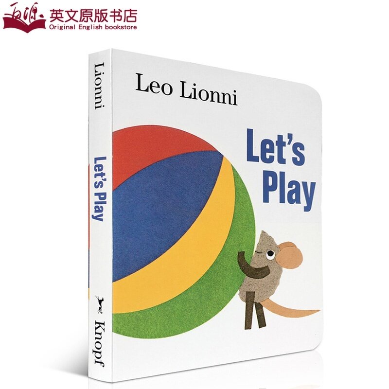 预售英文原版letsplay一起玩吧leolionni里欧里奥尼儿