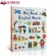 英文原版the Usborne Big Book of English Words大开本纸板书儿童英语单词书彩色图解词汇书基础单词1000个 Usborne 出版绘本