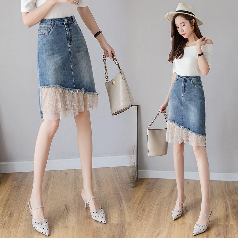 Korea girls denim skirt summer fashion shorts lace dress ins在类目 女装/女士精品, 半身裙中 - 来自Buy2taobao.com提供专业的淘宝代购服务